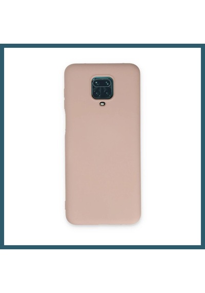 Bezos Redmi Note 9 Pro Kılıf Nano İçi Kadife Silikon - Pudra Ob