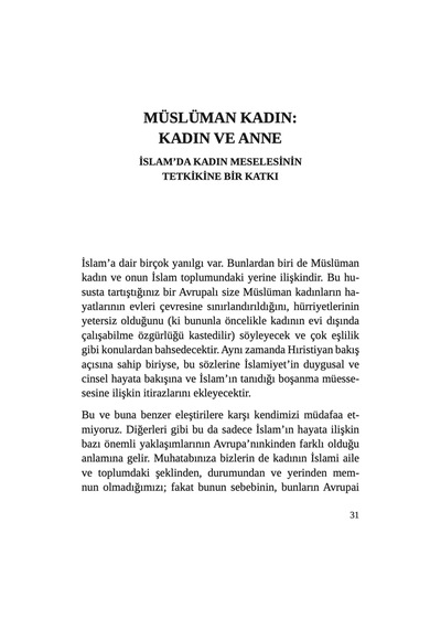 İslami Yeniden Doğuşun Meseleleri Sku: Smgstkcde67ac215