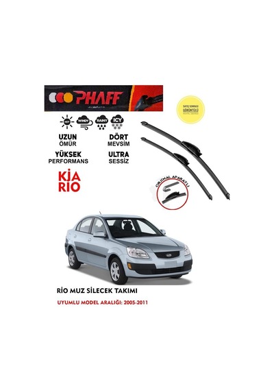 Kia Rio Silecek Takımı 2009 Model Araca Özel Aparat
