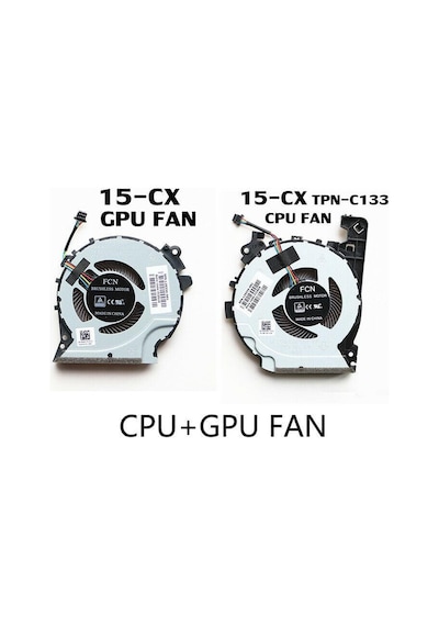 Alfabilgisayar HP Uyumlu Gaming 15-Cx0039Nt Cpu+Gpu Fan Sağ Sol Fan Takımı Alfabilgisayar HP Uyumlu Gaming 15-Cx0039Nt Cpu+Gpu Fan Sağ Sol Fan Takımı