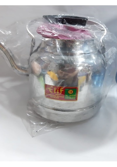 Aliminyum Çaydanlık 3 Litre No 18 Alüminyum Gri