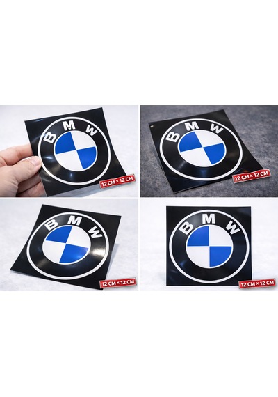 Bmw Logo Stıcker 12 Cm X 12 Cm 0