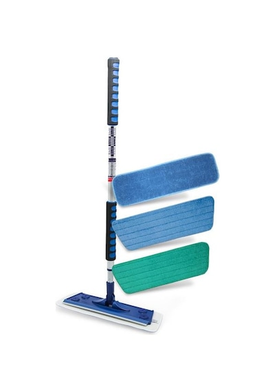 Silva Mikrofiber Teleskopik Mop Seti Islak Kuru Duvar 3'lü