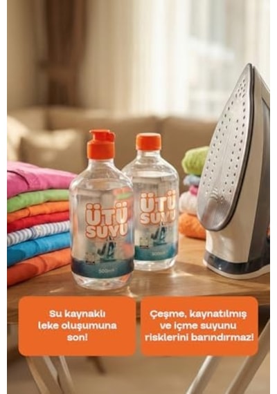 Zahmetsiz, Kolay Ve Hızlı Ütüleme 2 Adet 500 Ml - Ütü, Buhar Kazanlı Ütü Ve Kırışık Giderici Ütüler Için Zahmetsiz, Kolay Ve Hızlı Ütüleme %0 Kimyasal