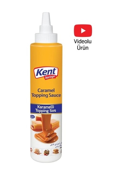 Kent Boringer 750g Karamelli Topping Sos 24'li Paket