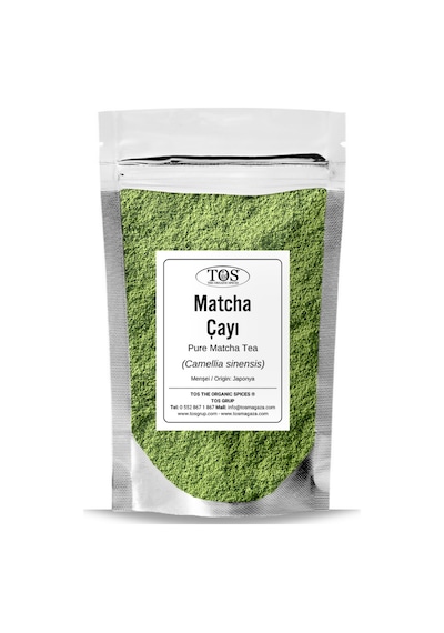Tos The Organic Spices Saf Matcha Çayı 100 G Pure Matcha Tea