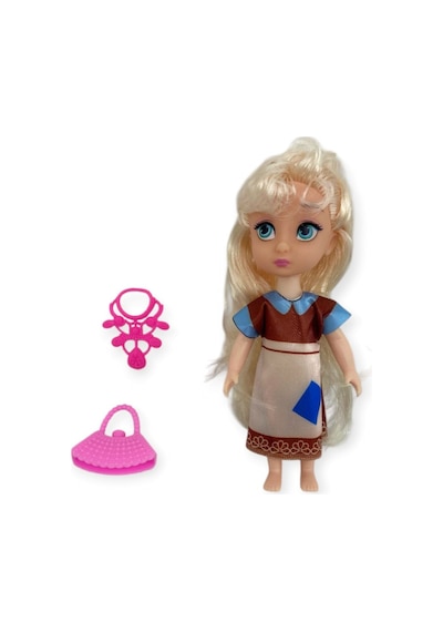 Aksesuarlı Mini Prenses Oyuncak Bebek 13 Cm 90459442