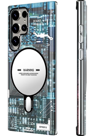 Galaxy S23 Ultra Kılıf Magsafe Şarj Özellikli YoungKit Technology Serisi Kapak