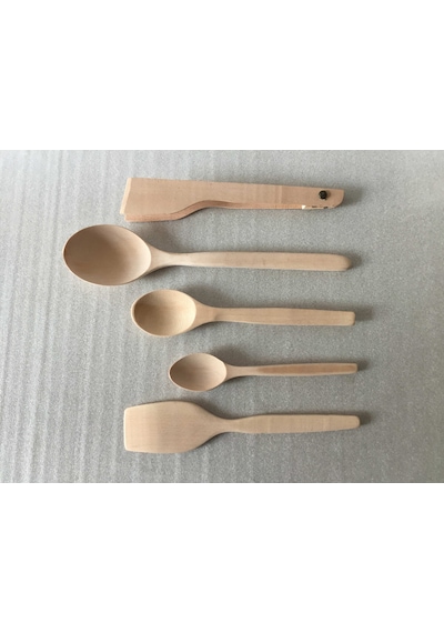 Ahşap Kaşık Seti - Kaşık Spatula ve Ahşap Maşa