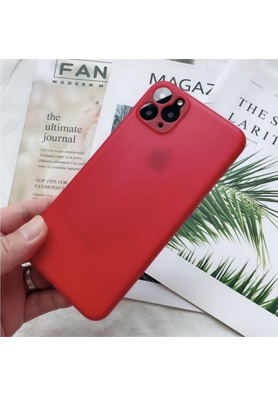 Apple Uyumlu  iPhone 11 Pro Max Ultra Ince Mat Slim Fit Kaliteli Kilif 418345127