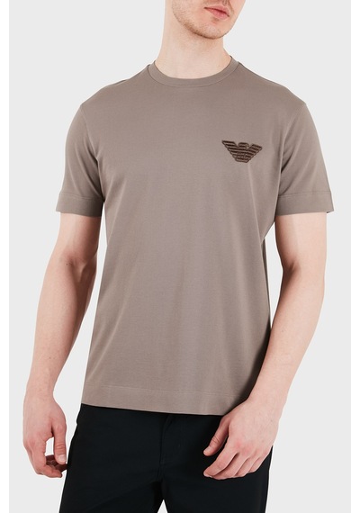 Emporio Armani Erkek T Shirt Em002832 Af12955 U6189 Kahve