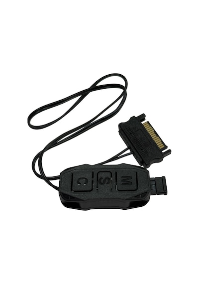 Taplin Argb Kontrolcü 5v 3 Pin - Sata Siyah Renk Argb Dönüştürücü Rgb Denetleyici Kablo Tf-200