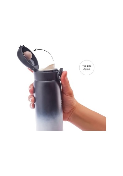 Karaca Skyfall Çelik Sızdırmaz Termos 500 Ml Siyah 01