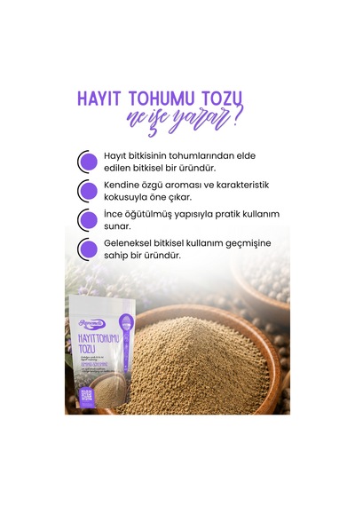 250 Gr Hayıt Tohumu Tozu