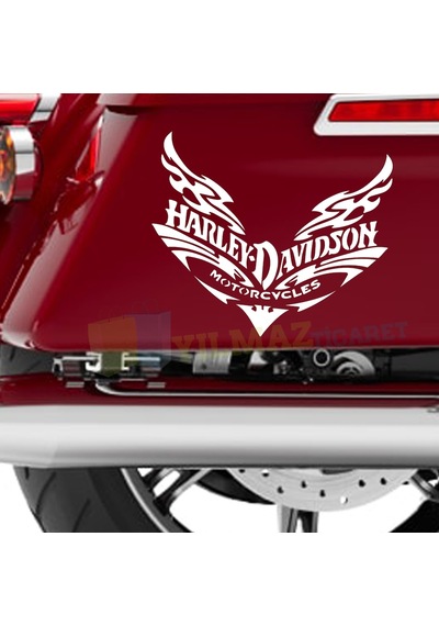 Harley Davidson Motosiklet Kask Oto Sticker Yapıştırma Etiket