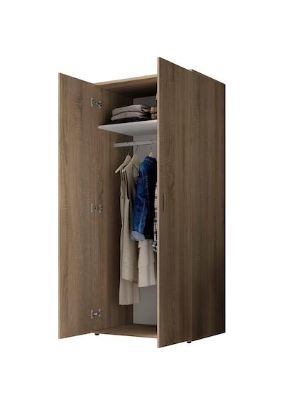 Ada Giyinme Dolabı - Çok Amaçlı Dolap - Gardırop 80 Cm-2 Kapaklı