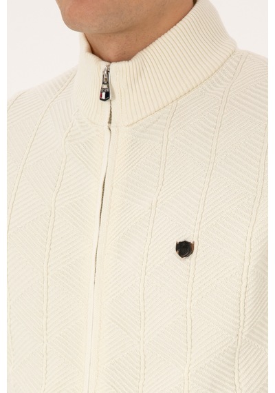 U.s. Polo Assn. Erkek Hırka Triko 50315024-vr256 İnci
