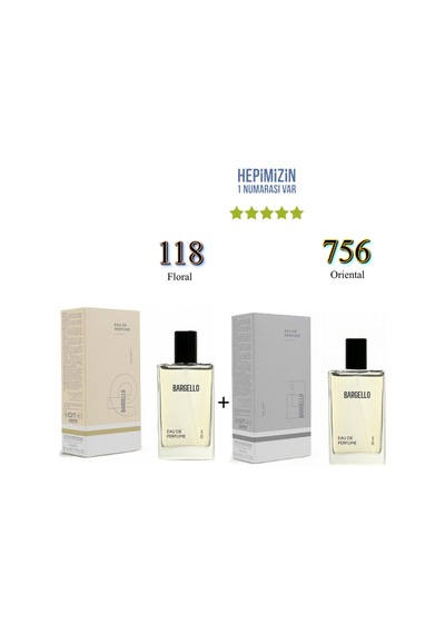118 + 756 Kadın/erkek Parfüm Edp 50 Ml Floral/oriental - Mnms1187 Baharat