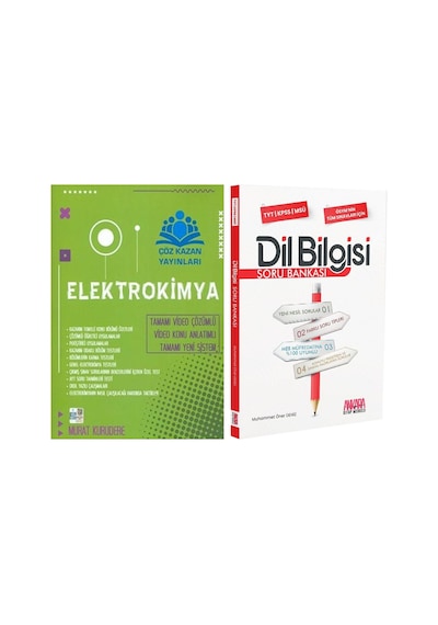 Çöz Kazan Ayt Elektrokimya Konu Anlatım Ve Akm Dil Bilgisi Soru Bankası Seti 2 Kitap