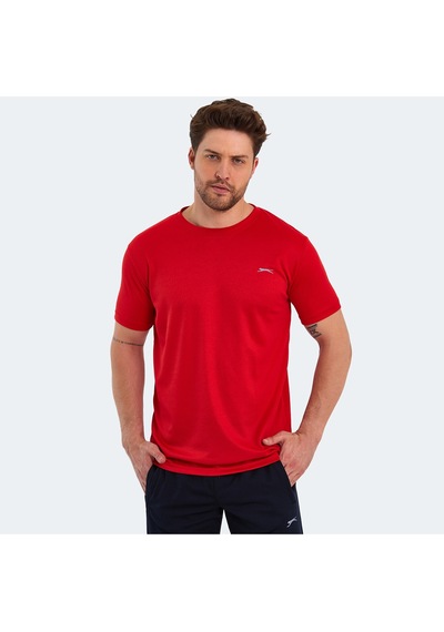 Slazenger Republıc Erkek Kısa Kol T-Shirt Kırmızı St12Te025-600