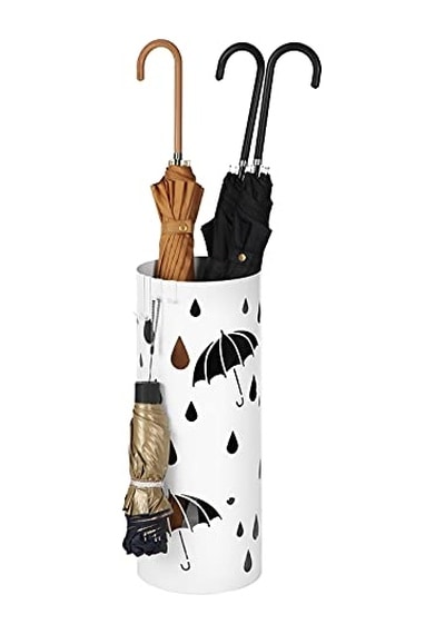 Songmıcs Luc23w Şemsiye Standı, Metal Yuvarlak Şemsiye Ayağı, Su Toplama Kasesi Çıkarılabilir, Kancalı, 49 X Ø 19,5 Cm, Beyaz Açık Gri Songmıcs Luc23w Şemsiye Standı, Metal Yuvarlak Şemsiye Ayağı, Su Toplama Kasesi Çıkarılabilir, Kancalı, 49 X Ø 19,5 Cm, Beyaz Açık Gri