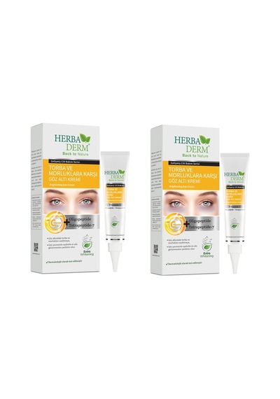 Herbaderm Torba ve Morluklara Karşı Göz Altı Kremi 2 x 15 ML