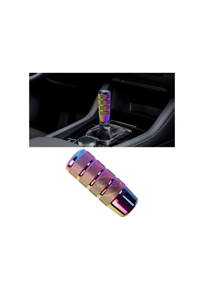 Üniversal 9.5 Cm Jdm Metal Spor Görünümlü Vites Topuzu Aparatlı Alüminyum Alaşım Otomatik-manuel Yarış Vites Kolu Bukalemun Neo Krom 00 Şüscaroto Aksesuar Diğer