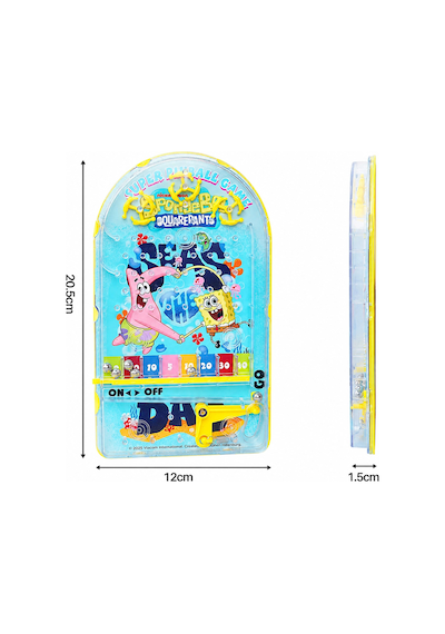 Pinball Sunger Bob Eğitici Retro Oyuncak Mavi