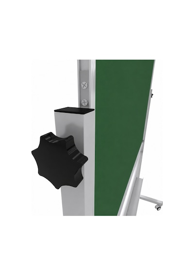 Emaye Yüzey 360 Dönerli Mobil Yazı Tahtası 90x120cm Yeşil