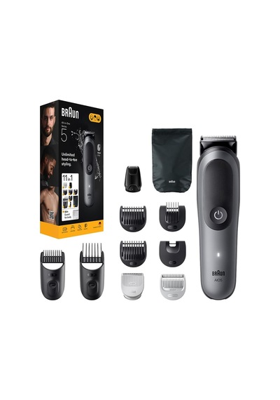 Braun Hepsi Bir Arada Series 5, 11'i 1 Arada Tıraş Kiti, Keskin Bıçak, Vücut Tıraşı Aıo5560