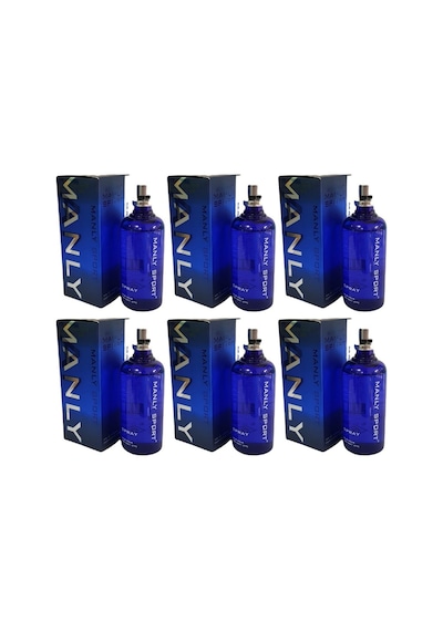 Manly Sport EDC 125 ML Erkek Parfüm 6 Adet