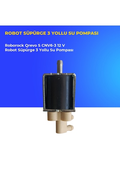 Roborock Qrevo S Cnv6-3 12 V Robot Süpürge 3 Yollu Su Pompası