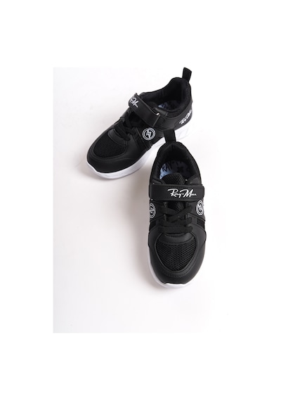 Daxtors Garantili Ray Max Günlük Ortopedik Çocuk Unisex Sneaker Spor Ayakkabı Siyah-beyaz