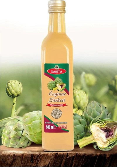 Tedar Enginar Sirkesi % 100 Doğal Katkısız 500 Ml Najmaddin