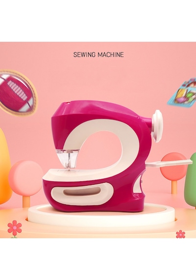 Gerçekten Diken Dikiş Makinesi Full Set Çocuklar İçin Eğitici Dikiş Oyun Seti