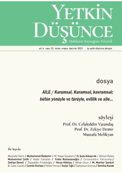 Yetkin Düşünce 22.sayı Nisan-haziran 2023