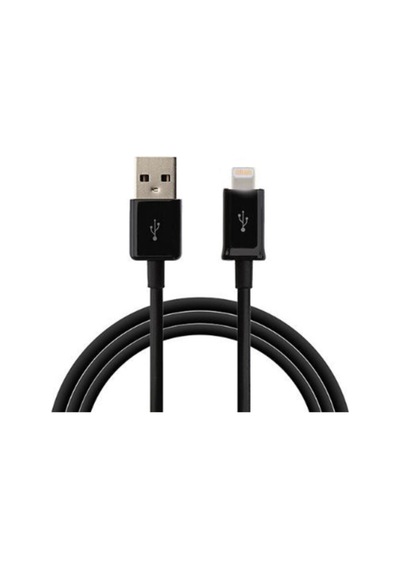 Renkli Iphone 5 5s 6 6s Usb Data Kablosu - Siyah