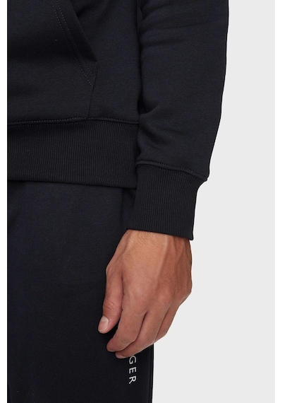 Tommy Hilfiger Hılfıger Chest Insert Hoody Erkek Mavi Kazak - Mw0mw37361