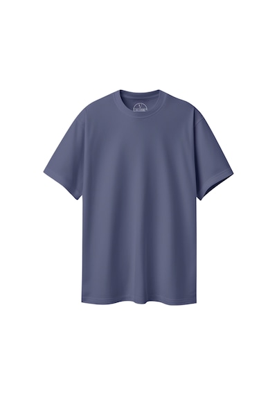 Velvoria Unisex Oversize Basic Antrasit T-shirt