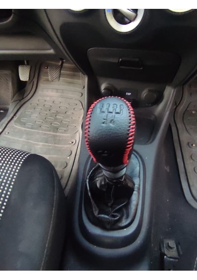 Hyundai Accent Era Vites Topuzu 5 İleri 2006-2011 Kırmızı - Siyah