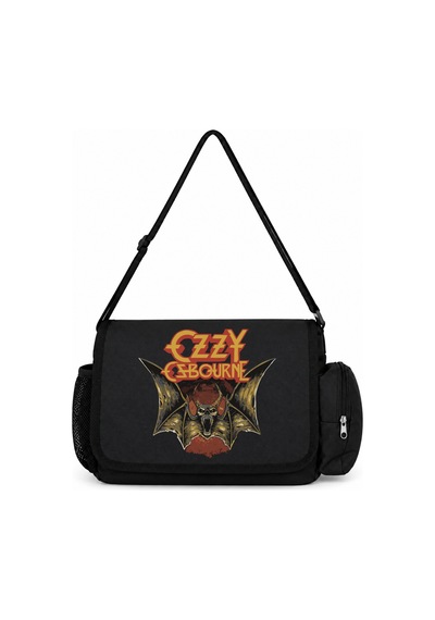 Sevbano Ozzy Osbourne Black Sabbath Rock Metal Şarkıcı Baskılı Okul, Spor Siyah