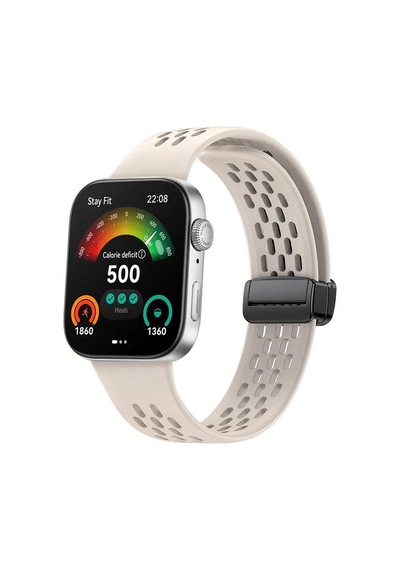 Huawei Watch Fit 3 Kordon Silikon Delikli Magnet Strap Fit/fit 2 Uyumlu Değildir