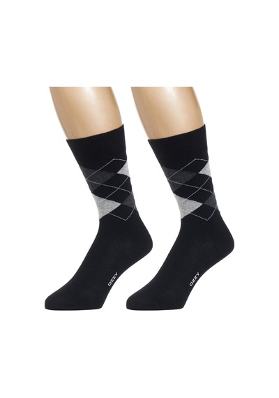 Ozzy Socks 3 Çift Dikişsiz Erkek Penye Pamuklu 4 Mevsim Çorap Lacivert