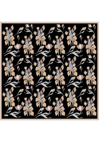 BELLİ Twill Ipek Eşarp - 4037-33 Lacivert Siyah
