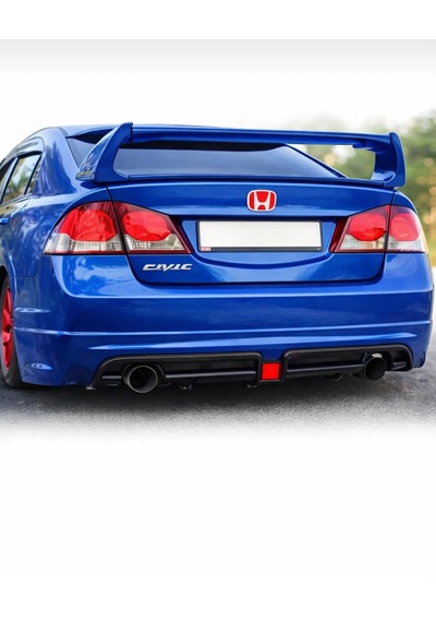 Honda Civic Fd6 2006-2012 Model Uyumlu Kırmızı Bağaj Logo Arka Amblem Oem Kalite 0