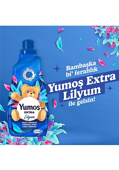 Yumoş Çamaşır Yumuşatıcısı Extra Konsantre Lilyum 1440 ML