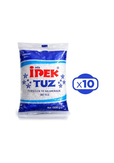 İpek Tuz İri Salamura 1500 Gr X 10 Adet