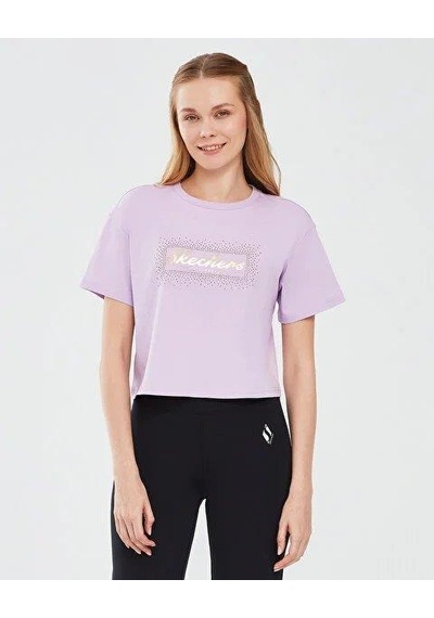 Skechers Graphic T-shirt W Short Sleeve Kadın T-shirt S221460-505-3878