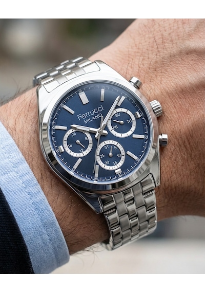 Ferrucci Erkek Kol Saati L-03654m.2 Gümüş