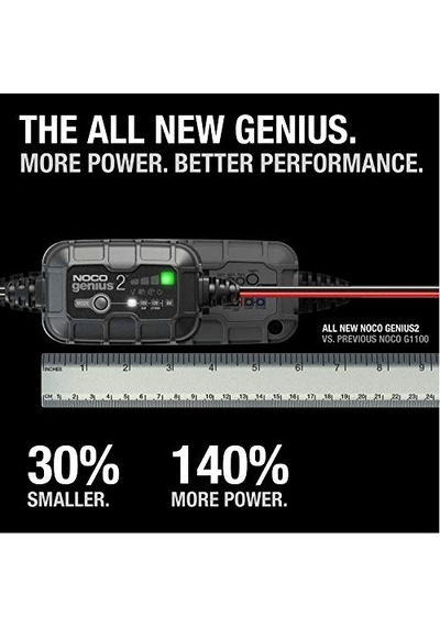 Noco Genıus2 6v/12v 2a Akıllı Akü Şarj Ve Akü Bakım/desülfatör